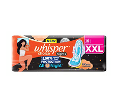 Whisper Choice Nights Sanitary Pads